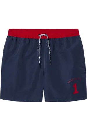 Hackett Para homem. HMB10104 Fato de banho Htg Number navy (L), Beachwear, Poliéster