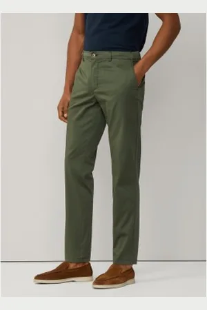 Hackett Para homem. HM212722 Calças de corte descontraído (30/32), Casual, Lyocell