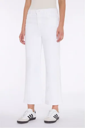7 for all Mankind Para mulher. 7U600549LLS Calças de ganga Cropped Alexa Soleil (24), Casual, Algodão