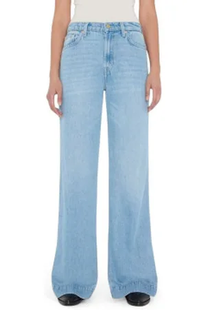 7 for all Mankind Para mulher. 7U638C86TDS Calças de ganga Modern Dojo azul (24), Casual, Lyocell