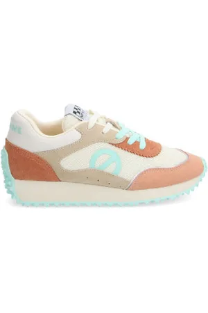 No Name Para mulher. LNIAKSD Sapatilhas Punky jogger multicoloridas (37), Plano, Cordão, Casual