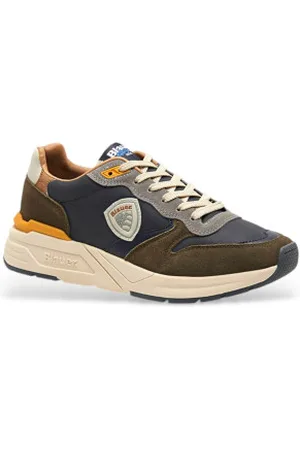 Blauer Para homem. F4RAY02 Sapatilhas Ray 02 multicoloridas (43), Couro, Plano, Cordão, Casual