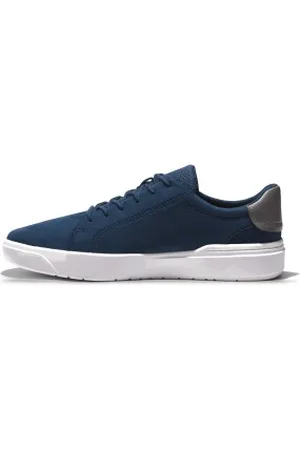 Timberland Para homem. TB0A292C2881 Sapatilhas de cano baixo com atacadores azuis Seneca Bay (40), Azul, Plano, Cordão, Casual