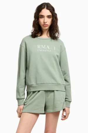 Armani Exchange Para mulher. XW000159AF11851U7231 Camisola com logótipo (L), Casual, Esportivo, Algodão, Multisport