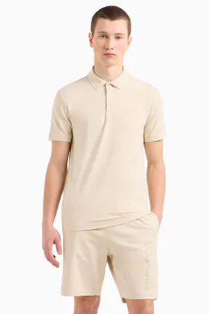 EA7 Para homem. 7M000228_AF10373 Pólo de visibilidade (L), Casual, Esportivo, Algodão, Multisport, Manga curta