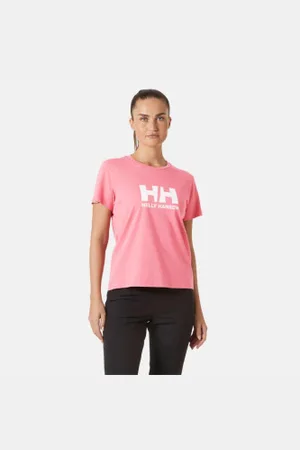 Helly Hansen Para mulher. 54593 T-shirt Logo 3.0 cor-de- (S), Casual, Esportivo, Algodão, Multisport, Manga curta