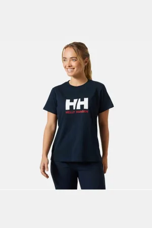 Helly Hansen Para mulher. 54593 T-shirt Logo 3.0 navy (S), Casual, Esportivo, Algodão, Multisport, Manga curta