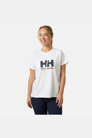Helly Hansen Para mulher. 54593 T-shirt com logótipo 3.0 (S), Casual, Esportivo, Algodão, Multisport, Manga curta