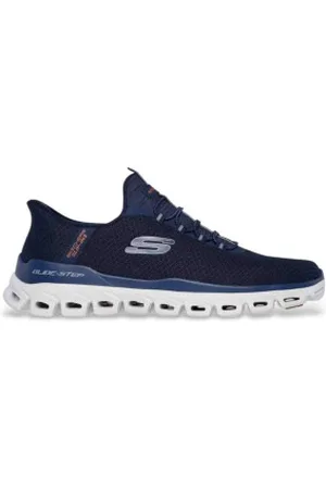 Skechers Para homem. 233010 Sapatilhas Glide Step Noxus navy (40), Plano, Cordão, Casual, Esportivo, Multisport, Marinho