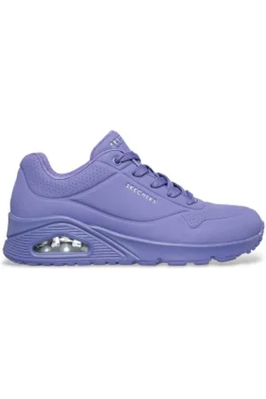 Skechers Para mulher. 73690 Sapatilhas Uno Stand On Air lilás (36), 3 a 5cm, Cordão, Casual, Esportivo, Multisport