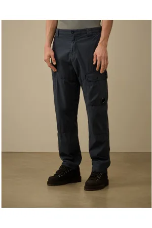 C.P. Company Para homem. 18CMPA093A006439G Calças cargo 50 Fili Navy Stretch (48), Casual, Algodão