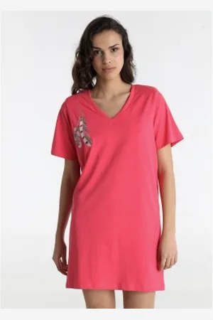 Lois Para mulher. 448322693 Vestido curto (XS), Casual, Algodão, Manga curta