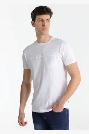 Lois Para homem. 158053029 T-shirt de manga curta branca (XS), , Casual, Algodão
