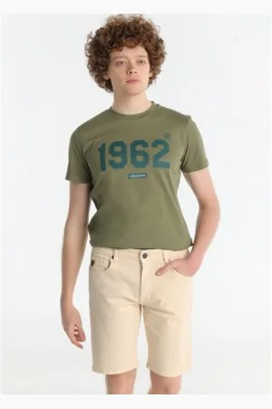 Lois Para homem. 111922342 Calções bege de corte justo (28), Casual, Algodão