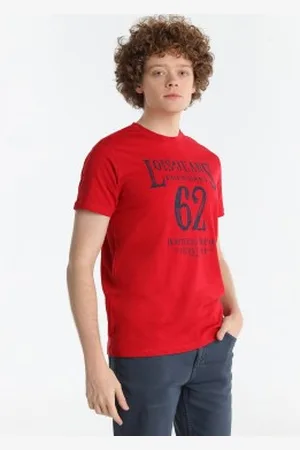 Lois Para homem. 158043027 T-shirt legendária vermelha (S), , Casual, Algodão, Manga curta