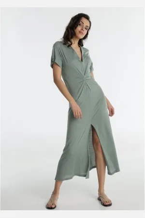 Lois Para mulher. 448362711 Vestido midi (XS), Casual, Sintético, Manga curta