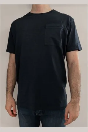 Lois Para homem. 158053029 T-shirt de manga curta azul-marinho (XS), Casual, Algodão