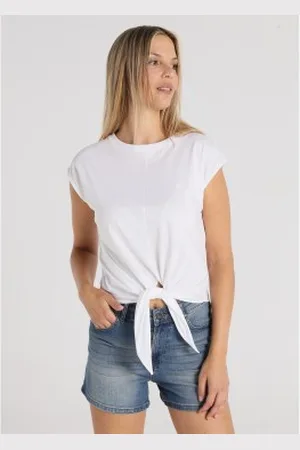Lois Para mulher. 423182710 T-shirt de manga curta branca (XS), , Casual, Algodão
