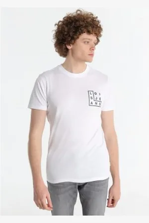 Lois Para homem. 158153062 T-shirt de manga curta branca (XS), , Casual, Algodão