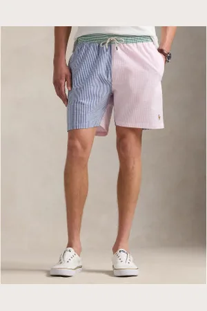 Ralph Lauren Para homem. 710963307001 Bermudas Traveler 14,6 cm cor-de-rosa, azul (M), Algodão, Beachwear