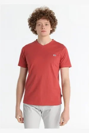 Lois Para homem. 157243321 T-shirt básica vermelha (XS), , Casual, Algodão, Manga curta