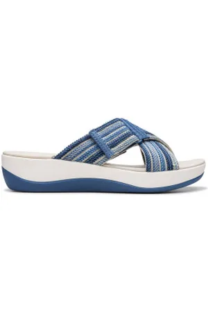Clarks Para mulher. 26177190 Sandálias Arla Wave (36), Tecido, 1 a 3cm, Nenhum, Casual