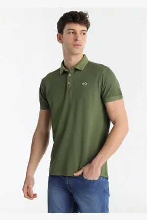 Lois Para homem. 132553878 Pólo básico com emblema (S), Casual, Algodão, Manga curta