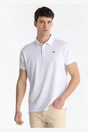 Lois Para homem. 132553878 Pólo básico com pala branca (XXL), , Casual, Algodão, Manga curta