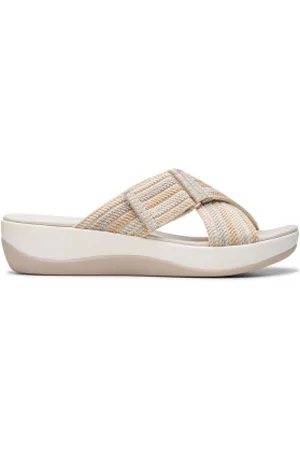 Clarks Para mulher. 26176959 Sandálias Arla Wave (38), Tecido, 3 a 5cm, Nenhum, Casual