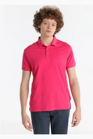 Lois Para homem. 130633060 Camisa pólo com bordado cor-de- (S), Casual, Algodão, Manga curta