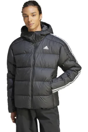 adidas Para homem. HZ4429 Casaco Essential 3S (L), Casual, Manga comprida, Polister Reciclado, Sustentável