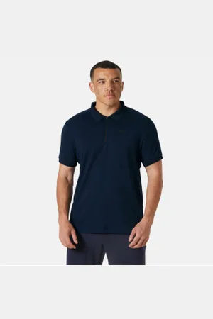 Helly Hansen Para homem. 34503 Polo Half-Zip azul-marinho (S), Casual, Esportivo, Multisport, Manga curta, Polister Reciclado, Sustentável