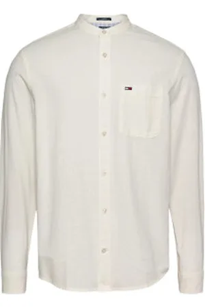 Tommy Hilfiger Para homem. DM0DM20876 Camisa Mix em (XL), Casual, Manga comprida, Algodão orgânico, Sustentável
