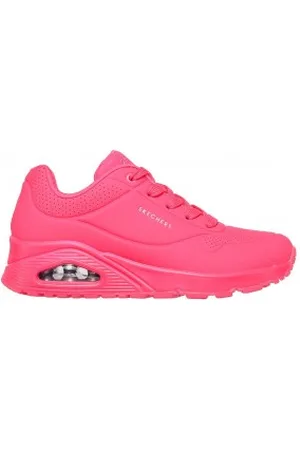 Skechers Para mulher. 73667 Formadores Uno pink (36), 3 a 5cm, Cordão, Casual