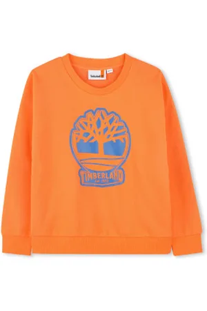 Timberland Para menino. T60444 Camisola de algodão felpudo (4años= 102cm), Casual, Sustentável, moda infantil