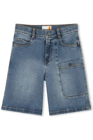 Timberland Para menino. T60457 Calções de ganga azuis (6años= 114/119cm), , Casual, Algodão, Denim, moda infantil