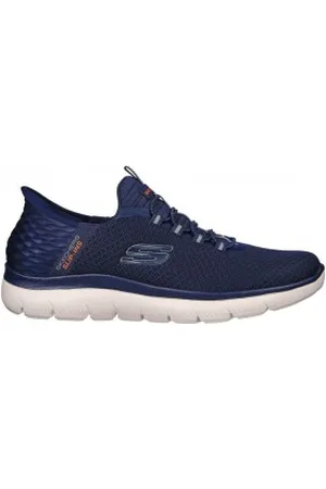 Skechers Para homem. 232457 Slip-ins: Cimeiras - High Range marine (40), Tecido, 3 a 5cm, Cordão, Casual