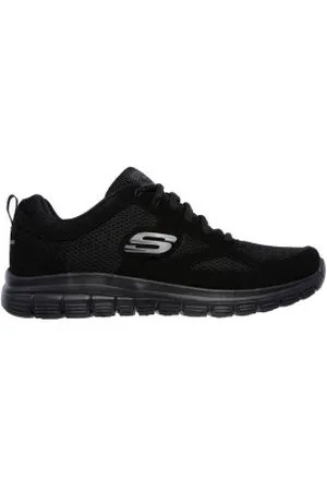 Skechers Para homem. 52635 Sapatos queimados Agoura (40), Tecido, Plano, Cordão, Casual