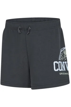 Converse Unisex para criança. 4CG814 Malha gráfica curta cinzenta (S), Casual, , Algodão, moda infantil