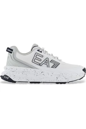 EA7 Unisex. X8X177_XK381 CALÇA (38 2/3), Couro, , Plano, Cordão, Casual, Esportivo