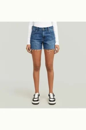 G-Star Para mulher. D26272-D788-H127 Short Judee (28), Casual, Denim, Algodão orgânico, Sustentável