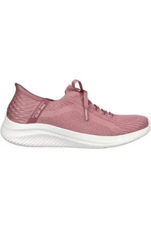 Skechers Para mulher. 149710 Treinadores Tonal Stretch Tricotado Fixo Laced Púrpura (36), Tecido, 3 a 5cm, Cordão, Casual