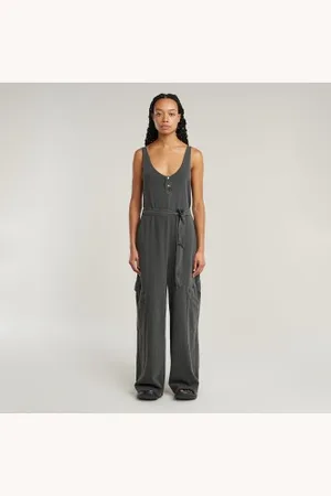 G-Star Para mulher. D26100-C756-B564 Macacão Overdyed Utility Loose (XS), Casual, Sem mangas / correias, Algodão orgânico, Sustentável