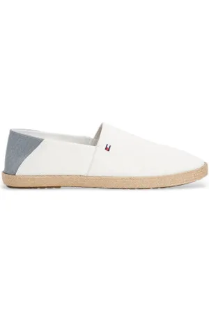 Tommy Hilfiger Para homem. FM0FM05353 Espadrilles com sola serrilhada e logótipo bordado a (40), Plano, Nenhum, Casual