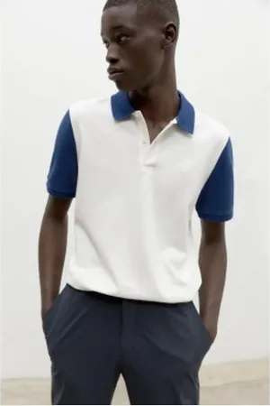 ECOALF Para homem. GAPOBLOQU0820MS23-000 Polo Bloquialf (M), Casual, Manga curta, Algodão orgânico, Sustentável, Algodão Reciclado