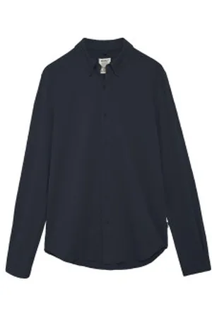 ECOALF Para homem. GASRMOLES0803MS23-161 Camisa Mole azul-marinho (L), Casual, Manga comprida, Algodão orgânico, Sustentável, Algodão Recicl