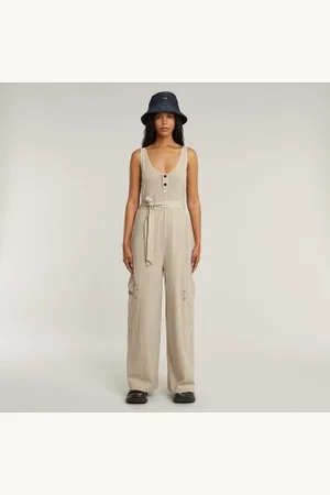 G-Star Para mulher. D26100-C756-D848 Macacão utilitário (XS), Casual, Sem mangas / correias, Algodão orgânico, Sustentável