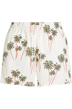 Tommy Hilfiger Para homem. UM0UM03491 Calções de banho de comprimento médio com estampado (L), Beachwear, Náilon