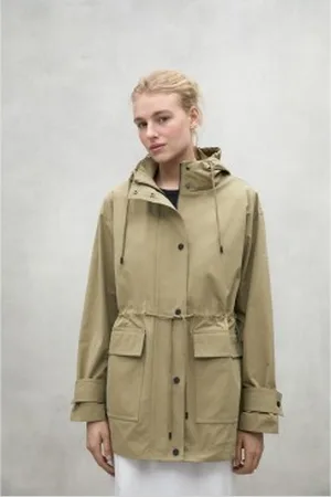 ECOALF Para mulher. MCWGAJKTABUR0042S25-534 Casaco Tabur castanho (L), , Casual, Polister Reciclado, Sustentável