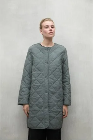 ECOALF Para mulher. MCWGAJKMAYEN0410S25-309 Casaco Mayen cinzento (L), Casual, , Poliamida, Sustentável